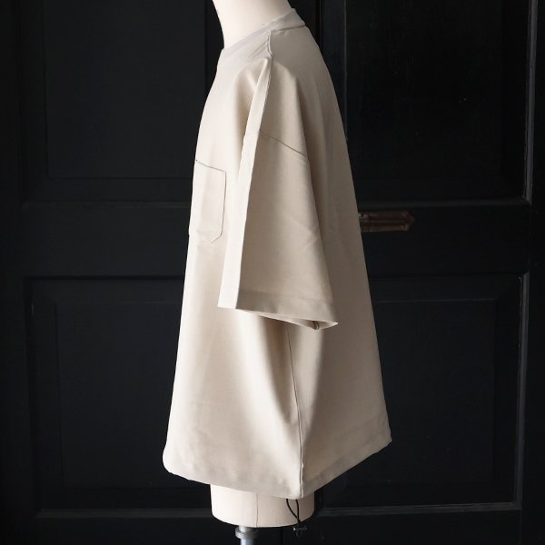 画像12: Naturemier TM (ナチュレミア) TECH リネンライク トロワッシャー ドローコードバルーン クルーネック ハーフスリーブシャツ【MADE IN JAPAN】『日本製』/ Upscape Audience