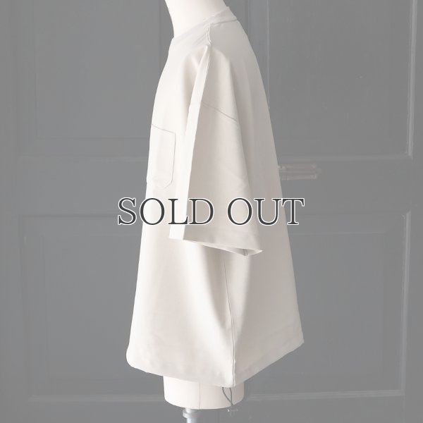 画像3: Naturemier TM (ナチュレミア) TECH リネンライク トロワッシャー ドローコードバルーン クルーネック ハーフスリーブシャツ【MADE IN JAPAN】『日本製』/ Upscape Audience