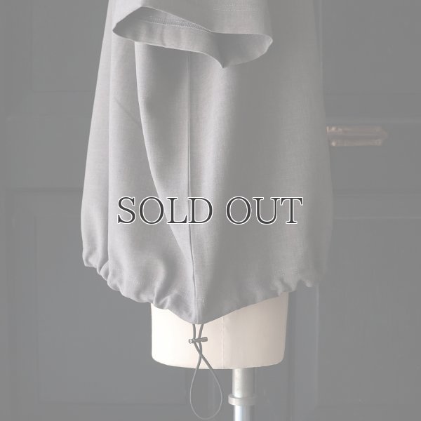 画像15: Naturemier TM (ナチュレミア) TECH リネンライク トロワッシャー ドローコードバルーン クルーネック ハーフスリーブシャツ【MADE IN JAPAN】『日本製』/ Upscape Audience