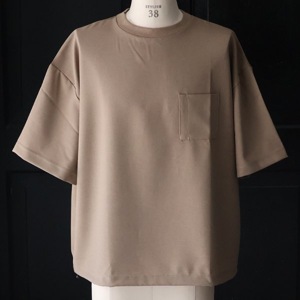 画像13: Naturemier TM (ナチュレミア) TECH リネンライク トロワッシャー ドローコードバルーン クルーネック ハーフスリーブシャツ【MADE IN JAPAN】『日本製』/ Upscape Audience