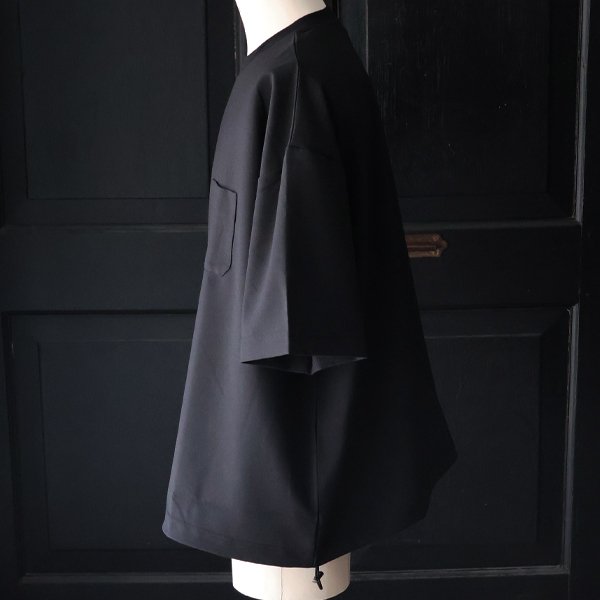 画像16: Naturemier TM (ナチュレミア) TECH リネンライク トロワッシャー ドローコードバルーン クルーネック ハーフスリーブシャツ【MADE IN JAPAN】『日本製』/ Upscape Audience