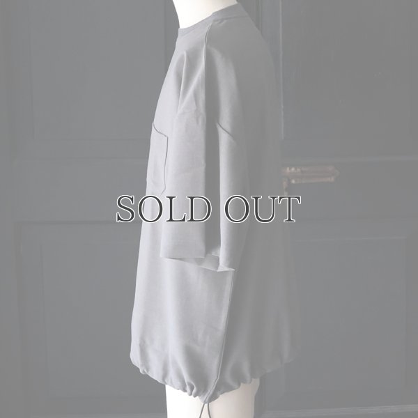 画像10: Naturemier TM (ナチュレミア) TECH リネンライク トロワッシャー ドローコードバルーン クルーネック ハーフスリーブシャツ【MADE IN JAPAN】『日本製』/ Upscape Audience