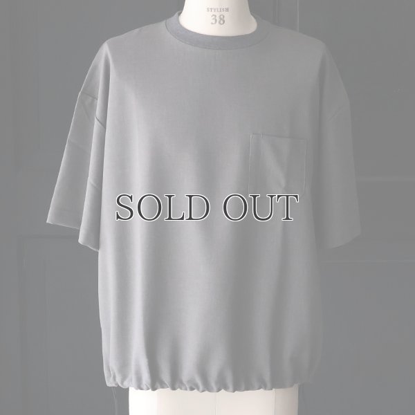 画像8: Naturemier TM (ナチュレミア) TECH リネンライク トロワッシャー ドローコードバルーン クルーネック ハーフスリーブシャツ【MADE IN JAPAN】『日本製』/ Upscape Audience