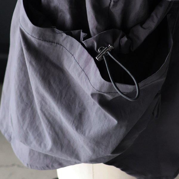 画像26: 綿ナイロンキャンバス サイドドローコード ビックポケット ハーフスリーブ ジャケット / Audience