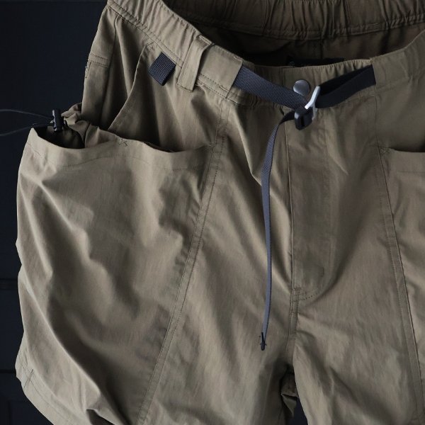 画像24: 綿ナイロンキャンバス サイドドローコード ビックポケット カーゴ イージーショーツ /Audience