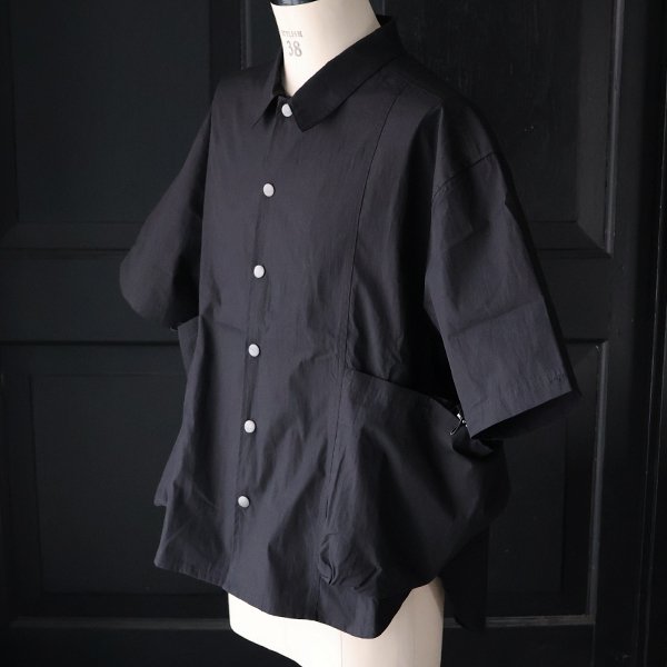 画像16: 綿ナイロンキャンバス サイドドローコード ビックポケット ハーフスリーブ ジャケット / Audience