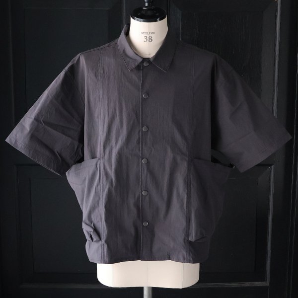 画像19: 綿ナイロンキャンバス サイドドローコード ビックポケット ハーフスリーブ ジャケット / Audience