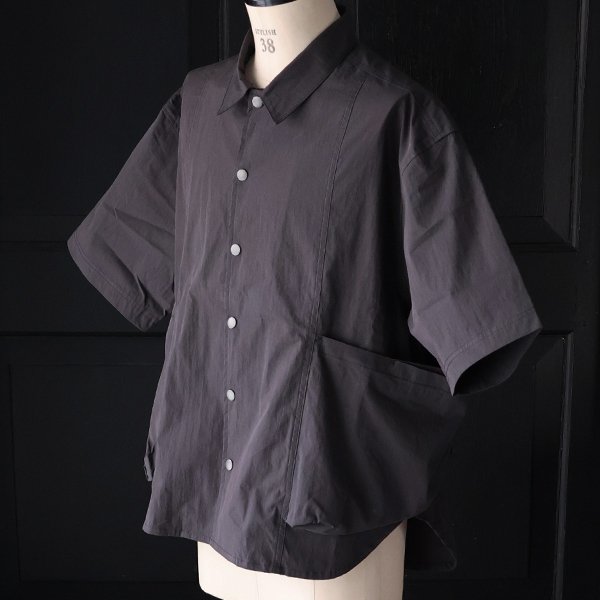 画像20: 綿ナイロンキャンバス サイドドローコード ビックポケット ハーフスリーブ ジャケット / Audience