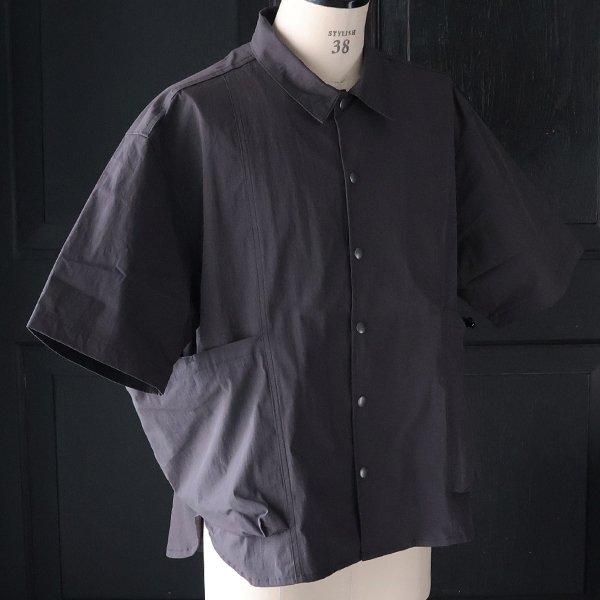 画像23: 綿ナイロンキャンバス サイドドローコード ビックポケット ハーフスリーブ ジャケット / Audience