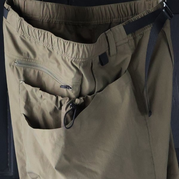 画像27: 綿ナイロンキャンバス サイドドローコード ビックポケット カーゴ イージーショーツ /Audience