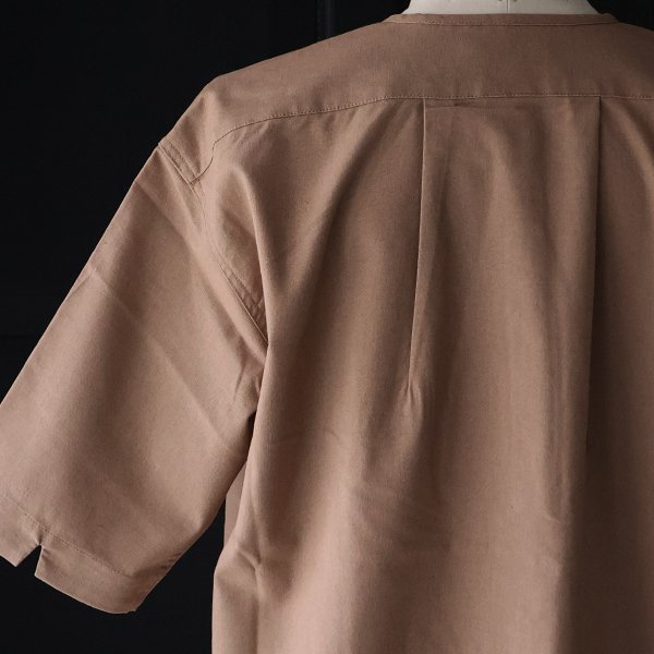 画像25: 綿麻ビンテージキャンバス スリーピング ヘンリー ハーフスリーブシャツ / Audience