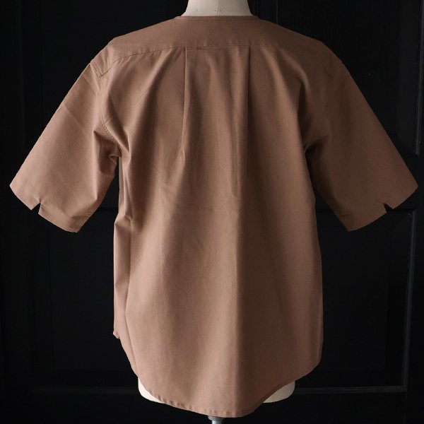 画像22: 綿麻ビンテージキャンバス スリーピング ヘンリー ハーフスリーブシャツ / Audience