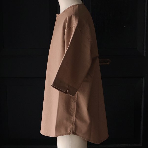 画像21: 綿麻ビンテージキャンバス スリーピング ヘンリー ハーフスリーブシャツ / Audience