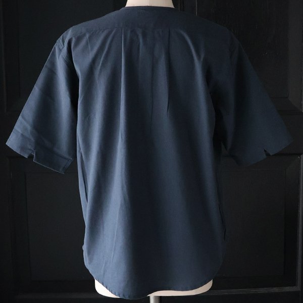 画像12: 綿麻ビンテージキャンバス スリーピング ヘンリー ハーフスリーブシャツ / Audience