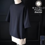 Prime Flex® (プライムフレックス) x Dot Air® (ドットエア) 2WAYストレッチ クルーネック ドローコード バルーン Tシャツ【MADE IN JAPAN】『日本製』/ Upscape Audience