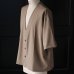 画像6: NaturemierTM (ナチュレミア) TECH リネンライク トロワッシャー ハーフスリーブ 3ボタン ノーカラージャケット【MADE IN JAPAN】『日本製』/ Upscape Audience
