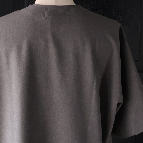 画像15: NaturemierTM (ナチュレミア) TECH リネンライク トロワッシャー ハーフスリーブ 3ボタン ノーカラージャケット【MADE IN JAPAN】『日本製』/ Upscape Audience