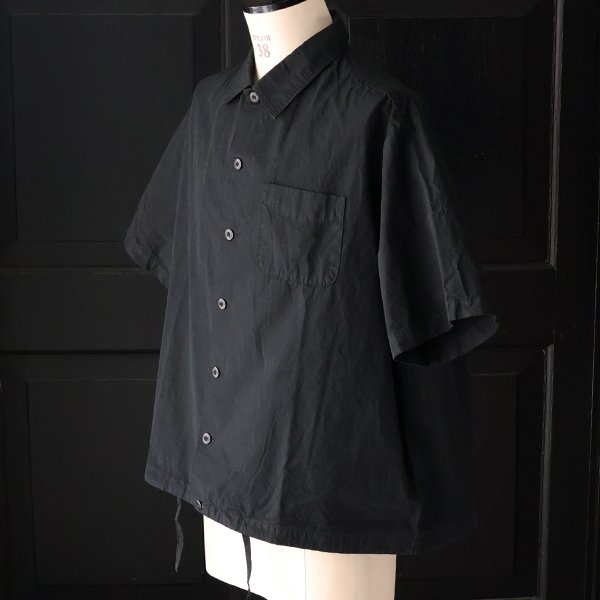 画像21: ピグメント 馬布 (ホースクロス) ドローコード バルーン オープンカラー ハーフスリーブシャツ / Audience