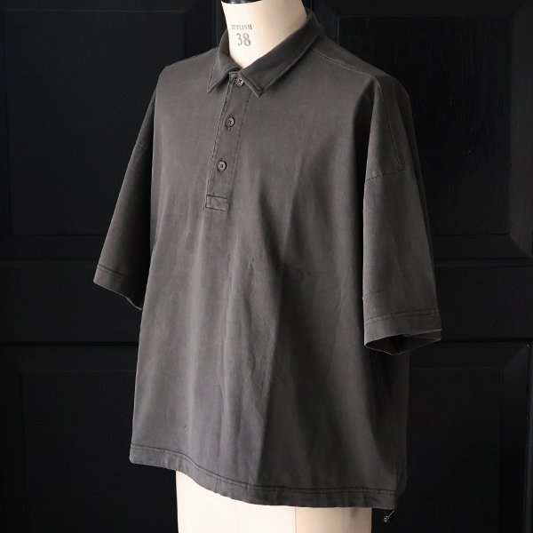 画像19: ピグメント 米綿 (USAコットン) 16/-天竺 ( 8.45オンス) ハーフスリーブ ドローコード バルーン ポロシャツ / Audience【一部ご予約・3月中旬〜4月上旬予定】