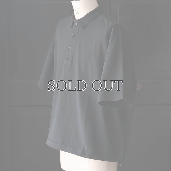 画像17: ピグメント 米綿 (USAコットン) 16/-天竺 ( 8.45オンス) ハーフスリーブ ドローコード バルーン ポロシャツ / Audience