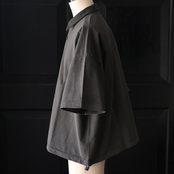 画像20: ピグメント 米綿 (USAコットン) 16/-天竺 ( 8.45オンス) ハーフスリーブ ドローコード バルーン ポロシャツ / Audience【一部ご予約・3月中旬〜4月上旬予定】