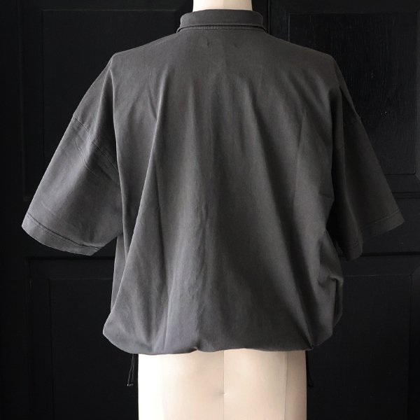 画像29: ピグメント 米綿 (USAコットン) 16/-天竺 ( 8.45オンス) ハーフスリーブ ドローコード バルーン ポロシャツ / Audience【一部ご予約・3月中旬〜4月上旬予定】