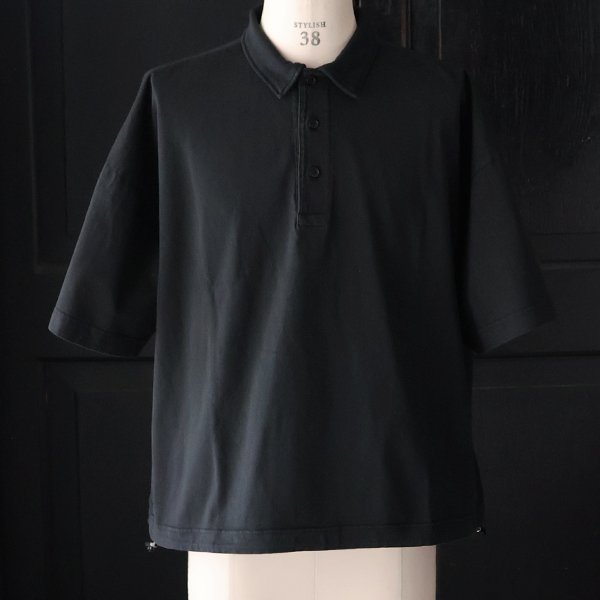 画像16: ピグメント 米綿 (USAコットン) 16/-天竺 ( 8.45オンス) ハーフスリーブ ドローコード バルーン ポロシャツ / Audience【一部ご予約・3月中旬〜4月上旬予定】