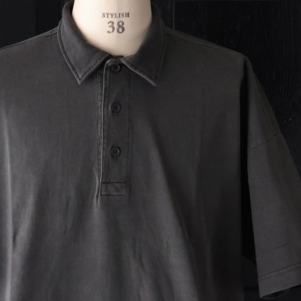 画像23: ピグメント 米綿 (USAコットン) 16/-天竺 ( 8.45オンス) ハーフスリーブ ドローコード バルーン ポロシャツ / Audience【一部ご予約・3月中旬〜4月上旬予定】