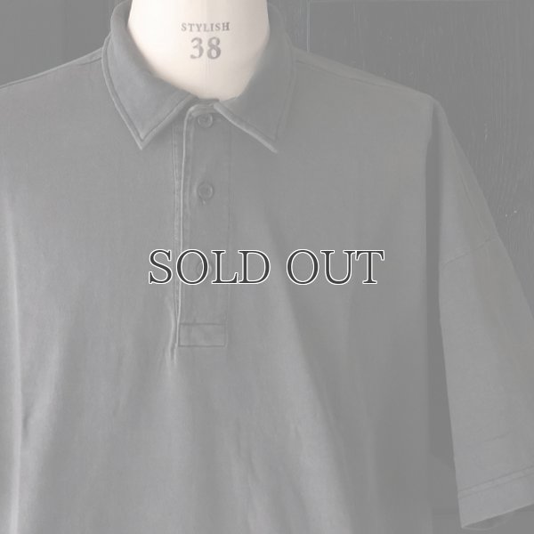 画像23: ピグメント 米綿 (USAコットン) 16/-天竺 ( 8.45オンス) ハーフスリーブ ドローコード バルーン ポロシャツ / Audience