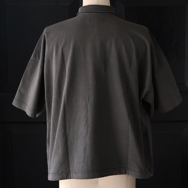 画像21: ピグメント 米綿 (USAコットン) 16/-天竺 ( 8.45オンス) ハーフスリーブ ドローコード バルーン ポロシャツ / Audience【一部ご予約・3月中旬〜4月上旬予定】