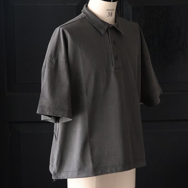 画像22: ピグメント 米綿 (USAコットン) 16/-天竺 ( 8.45オンス) ハーフスリーブ ドローコード バルーン ポロシャツ / Audience【一部ご予約・3月中旬〜4月上旬予定】