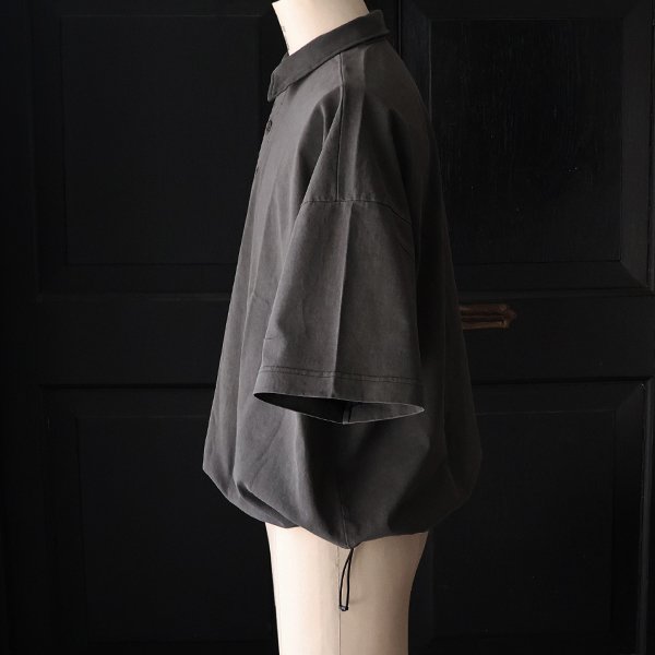 画像28: ピグメント 米綿 (USAコットン) 16/-天竺 ( 8.45オンス) ハーフスリーブ ドローコード バルーン ポロシャツ / Audience【一部ご予約・3月中旬〜4月上旬予定】