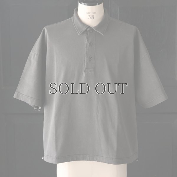 画像18: ピグメント 米綿 (USAコットン) 16/-天竺 ( 8.45オンス) ハーフスリーブ ドローコード バルーン ポロシャツ / Audience