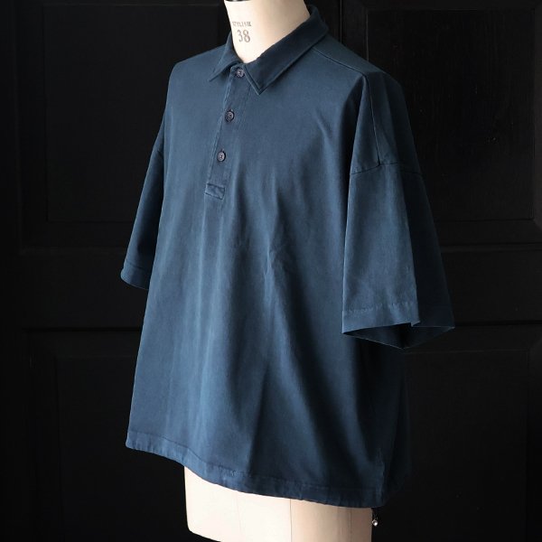 画像13: ピグメント 米綿 (USAコットン) 16/-天竺 ( 8.45オンス) ハーフスリーブ ドローコード バルーン ポロシャツ / Audience【一部ご予約・3月中旬〜4月上旬予定】