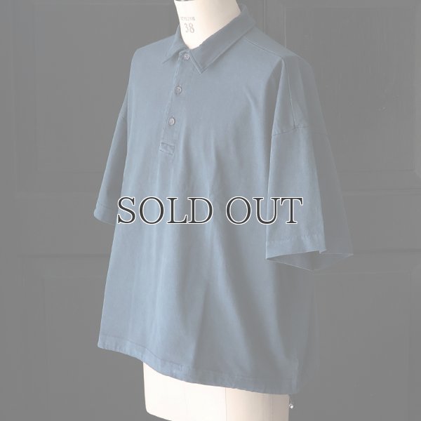 画像13: ピグメント 米綿 (USAコットン) 16/-天竺 ( 8.45オンス) ハーフスリーブ ドローコード バルーン ポロシャツ / Audience