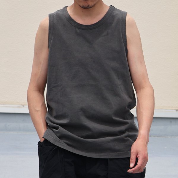 画像9: ピグメント 米綿 (USAコットン) 16/-天竺 ( 8.45オンス) サイドスリット ロングタンク / Audience