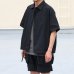 画像5: ピグメント 馬布 (ホースクロス) ドローコード バルーン オープンカラー ハーフスリーブシャツ / Audience
