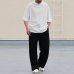 画像5: 「和歌山」ラフィー天竺 （5.5オンス）ガゼット クルーネック ハーフスリーブ スウェットライク バルーン Tシャツ【MADE IN JAPAN】『日本製』/ Upscape Audience