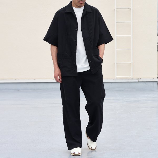 画像6: 綿麻ビンテージキャンバス 2タック ワイド イージーパンツ 【送料無料】/Audience