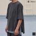画像1: ピグメント 米綿（USAコットン）16/-天竺（8.45オンス）胸ポケ付き サイドスリット ボクシーAライン ビッグ Tシャツ / Audience (1)