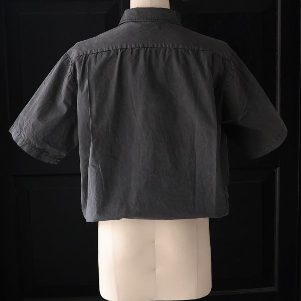 画像18: ピグメント 馬布 (ホースクロス) ドローコード バルーン オープンカラー ハーフスリーブシャツ / Audience