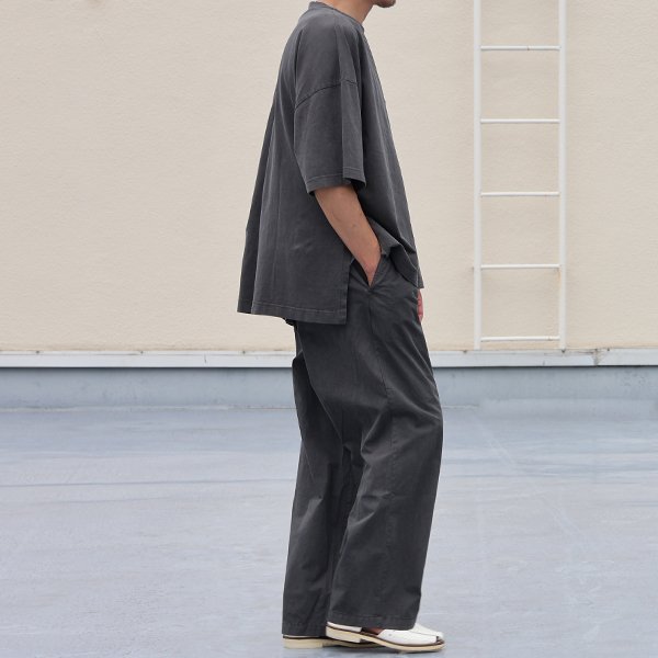 画像7: ピグメント 米綿（USAコットン）16/-天竺（8.45オンス）胸ポケ付き サイドスリット ボクシーAライン ビッグ Tシャツ / Audience