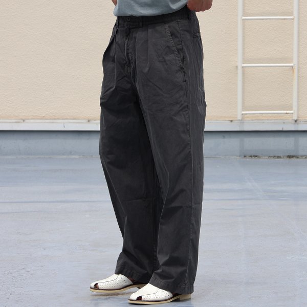 画像8: ピグメント 馬布 (ホースクロス) 2タック ワイド イージーパンツ /Audience【ご予約・2月上旬〜下旬予定】