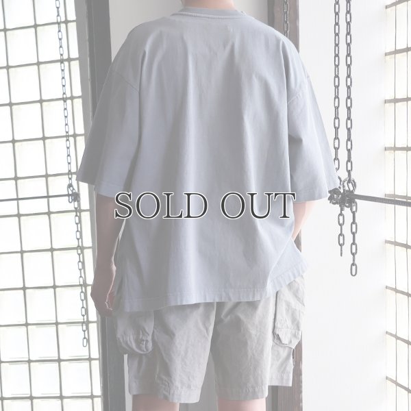 画像4: ピグメント 米綿（USAコットン）16/-天竺（8.45オンス）グラスポケ付き クルーネック ハーフスリーブ ボクシー Tシャツ / Audience