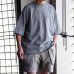 画像2: ピグメント 米綿（USAコットン）16/-天竺（8.45オンス）グラスポケ付き クルーネック ハーフスリーブ ボクシー Tシャツ / Audience (2)