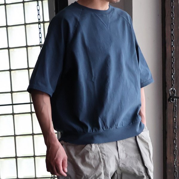 画像5: ピグメント 米綿 (USAコットン) 16/-天竺 ( 8.45オンス) ガゼットクルーネック ラグラン ハーフスリーブ バルーン Tシャツ / Audience