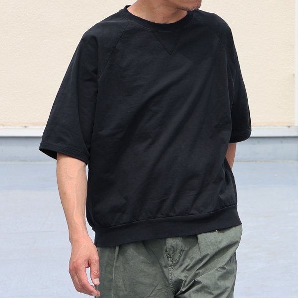 画像3: ピグメント 米綿 (USAコットン) 16/-天竺 ( 8.45オンス) ガゼットクルーネック ラグラン ハーフスリーブ バルーン Tシャツ / Audience