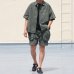 画像8: ピグメント 馬布 (ホースクロス) ドローコード バルーン オープンカラー ハーフスリーブシャツ / Audience
