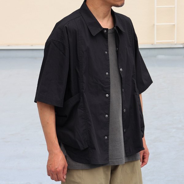 画像4: 綿ナイロンキャンバス サイドドローコード ビックポケット ハーフスリーブ ジャケット / Audience