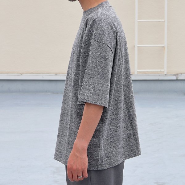 画像4: 「和歌山」ラフィー天竺 (5.5オンス)クルーネック ハーフスリーブ 胸ポケット付き ボクシーTシャツ【MADE IN JAPAN】『日本製』/ Upscape Audience